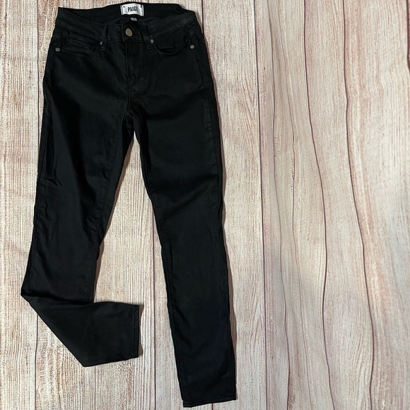 Paige Verdugo Ankle Jeans Sterling Dark Coated - Picture 1 of 7